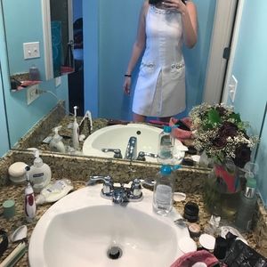 White Dolce and Gabbana dress